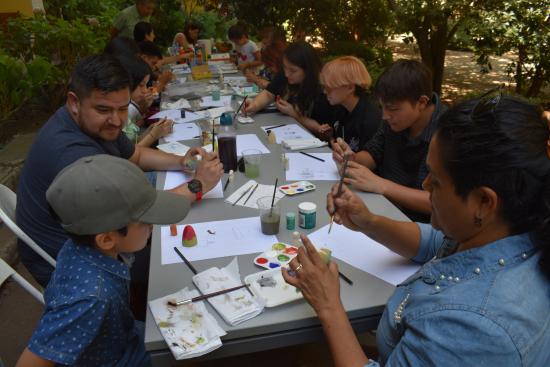 Talleres durante el verano en el patio de la Recoleta Dominica